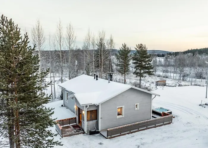Villa Aurora Jacuzzi Rovaniemi