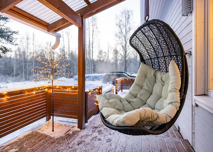 Villa Aurora Jacuzzi Rovaniemi